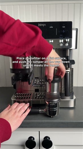 Ninja Luxe Café: How to Tamp ☕️✨