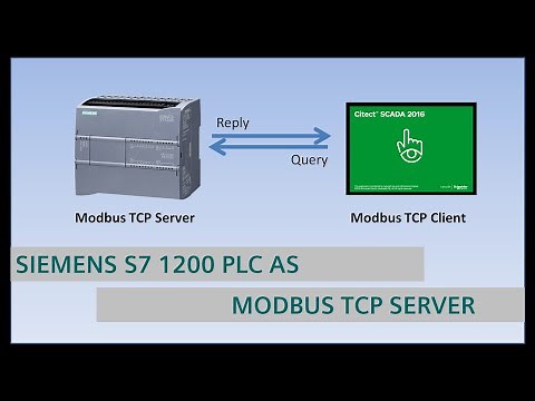 S7 1200 as Modbus TCP Server using MB_SERVER