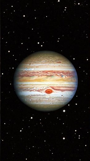 Hubble Captures Detailed View of Jupiter's Storms and Changing Atmosphere #space #universe