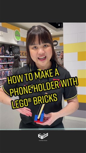 Here is how you can make a phone holder using some simple LEGO® bricks. #LEGO #bricksmegastore #legocertifiedstores #LEGOHacks #LEGOPhoneHolder #legofan #legofandom #FYP #LEGOfyp #legofypシ #legofypage #legotiktoker