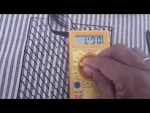 DIgital multimeter LCD display Not showing all digits problem solved