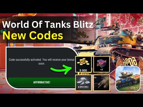 WORLD OF TANKS BLITZ CODES 2025 🎁 WOTB CODES - WORLD OF TANKS ANDROID GAME