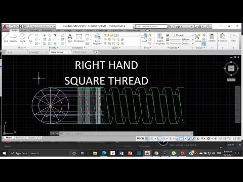 RIGHT HAND SQUARE THREAD