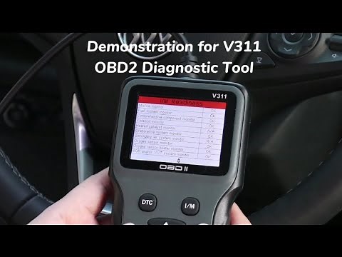 Demo Tutorial of Using V311 Handheld OBD2 Scanner and Car Diagnostic Tool