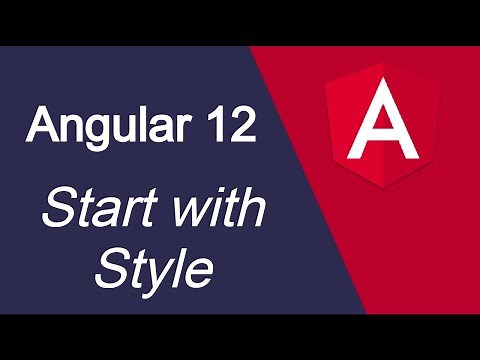 Angular 12 tutorial #13 Basic style