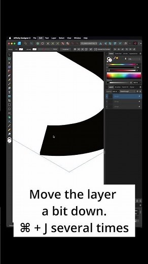 Create Isometric 3D Text | Affinity Designer Tutorial