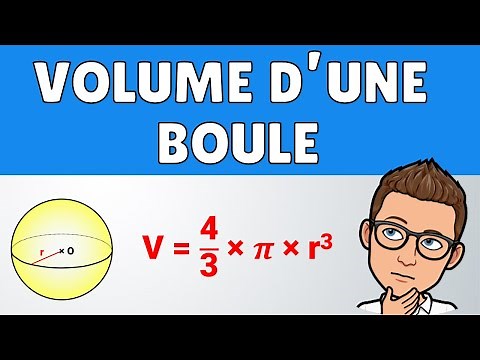 Comment calculer le volume d'une SPHÈRE ? (boule) | Mathématiques