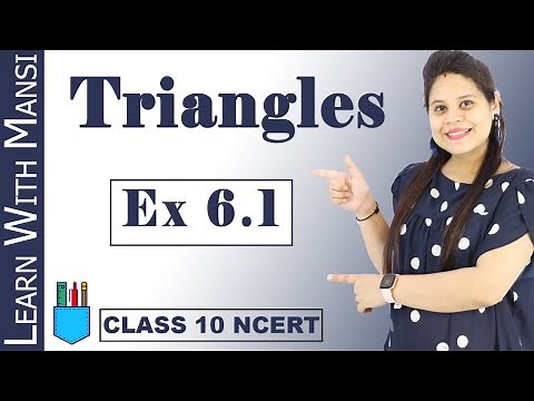 Class 10 Maths | Chapter 6 | Exercise 6.1 | Triangles | NCERT