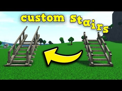 How to make custom STAIRS in Bloxburg!