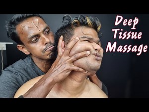 Deep Tissue Head Massage By Strong Wrist Barber | Head and Neck Massage