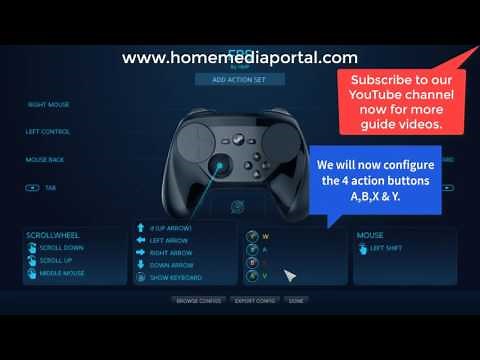 Steam Controller Configuration - Create Steam Profiles