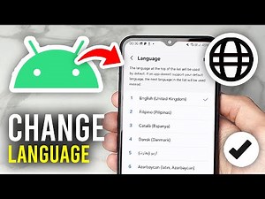 How To Change The Language On An Android - Full Guide