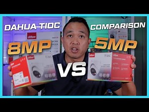 Dahua 8MP vs 5MP TIOC IP Cameras Comparison | DH-IPC-HDW3849HP vs DH-IPC-HDW3549H
