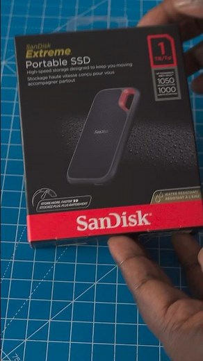 SanDisk 1 TB Extreme Portable Solid State Drive (SSD)