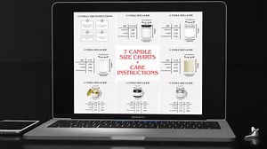Candle Size Chart Candle Mock up Candle Care Instructions Candle Mockup Soy Candle Size Chart Printify Candle Size Chart Candle Instruction - Etsy