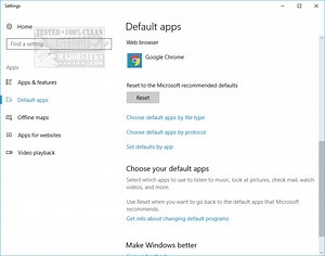 How to Restore Default File Associations - MajorGeeks