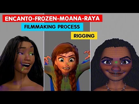 Disney's Filmmaking Process: Rigging in Encanto, Frozen, Moana, Raya |‪@3DAnimationInternships‬