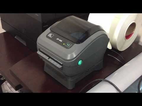 ZP 450 Zebra thermal postage printer overview