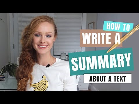 How to write a summary about a text | Step-by-step tips with an example