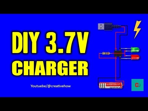 Easy DIY 3.7V Battery Charger 🔋 | Lithium Charger Circuit at Home