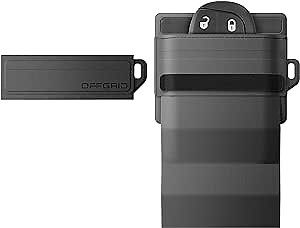 New OFFGRID Foldable Faraday Key Fob Protector, Anti Theft Faraday Key Fob Bag, Car RFID Signal Blocker, Anti-Hacking Pouch, Anti-Theft Faraday Key Fob Protector, Collapsible Faraday Key Fob Protector