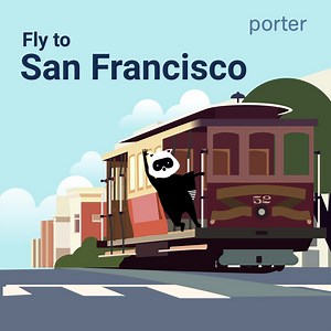 Porter’s new, daily flights to San Francisco include free beer, wine & snacks; free, fast WiFi; and no middle seats! | Porter Airlines