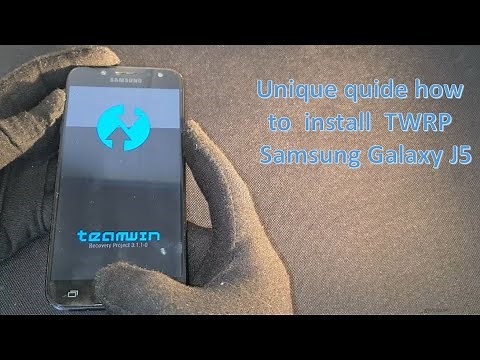 How to install TWRP Recovery on Samsung Galaxy J5 | Flash TWRP v.3.1.1 SM-j530F with Odin