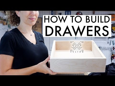 How To Build Simple Drawers // Woodworking // Kerfmaker