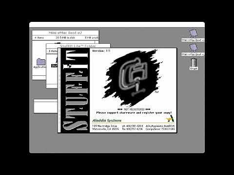 RetroArch: Experiencing Macintosh with minivmac