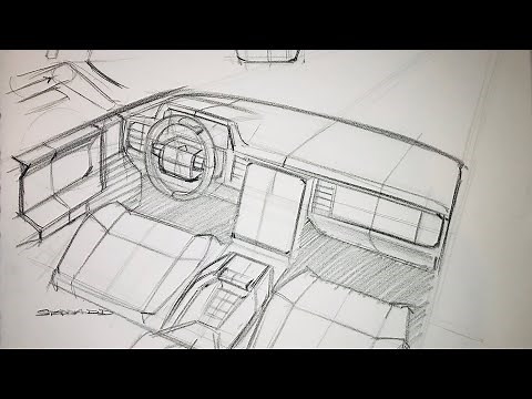 Automotive Interior Sketching Basics: Part 1