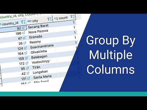 How To Group By with Multiple Columns in SQL