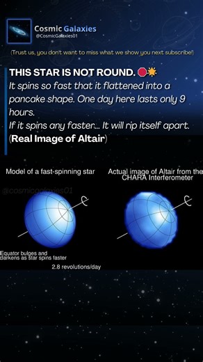 The Star That Spins So Fast It’s Flat 🌟🥞