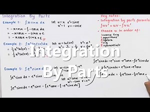Integration By Parts