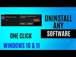 How to Uninstall ANY Software on PC or Laptop on Windows 10 & 11 (Complete Guide)