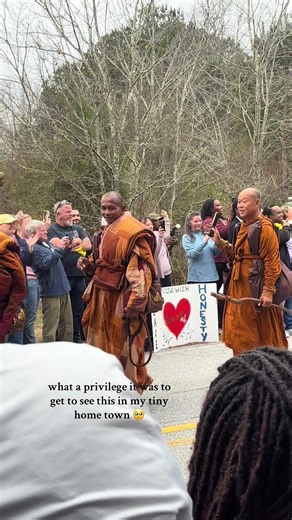 one of the most amazing experiences ive ever had truly #walkforpeace #monks