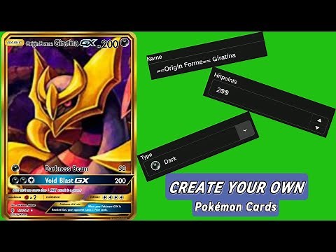 Pokecardmaker.net - How to create your very own Pokémon Card