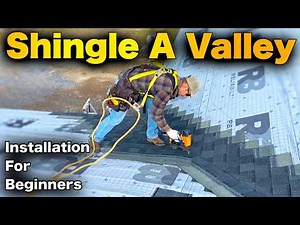 How to Shingle a Valley | BEGINNERS Step-by-Step GUIDE (California Style)