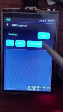 BLE Scanner: ESP32 + LVGL + Raspberry Pi #programacion #ble #short #lvgl