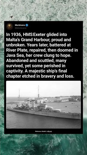 HMS Exeter’s Last Voyage — haunting #history #military #movie #ww2