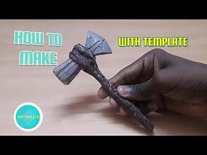 mini stormbreaker with paper|diy|with template