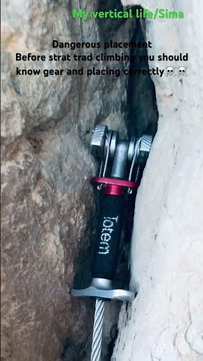 Before taking your first Trad climbing steps you need to know gear and placing correctly, Be safe