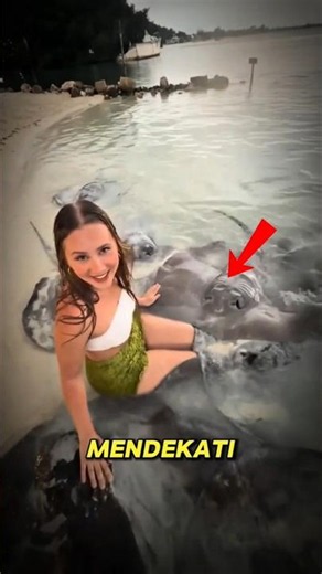 Strange Spots Appeared After Meeting a Stingray 😱 #shorts #creepy #viralvideo
