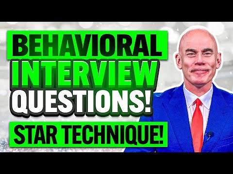 HOW to ANSWER BEHAVIORAL INTERVIEW QUESTIONS using the STAR TECHNIQUE! (Sample ANSWERS!)