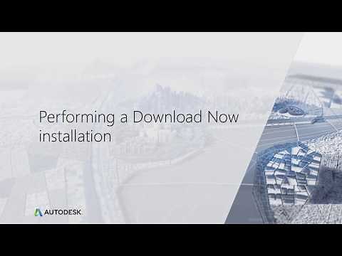 Use Download Now to install Autodesk software