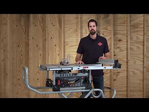 SKILSAW SPT99-12 10 in. Heavy Duty Worm Drive Table Saw with Stand Walk Around Video