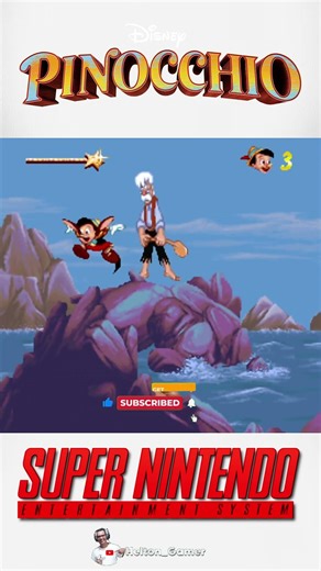 Disney's Pinocchio Super Nintendo #retrogaming