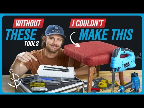 DIY Foot Stool Reupholstery: Tools That Make the Job Easier
