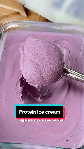 High Protein Blueberry Ice Cream Recipe Tutorial