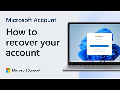 How to recover your Microsoft account | Microsoft