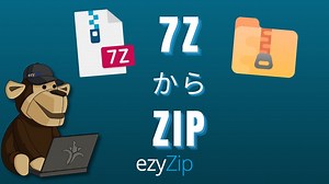 7ZをZIPファイルにオンラインで無料で変換します。迅速、安全！